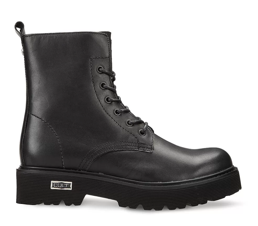 Cult Official Anfibi E Stivali | Slash 3037 Mid M Leather Black